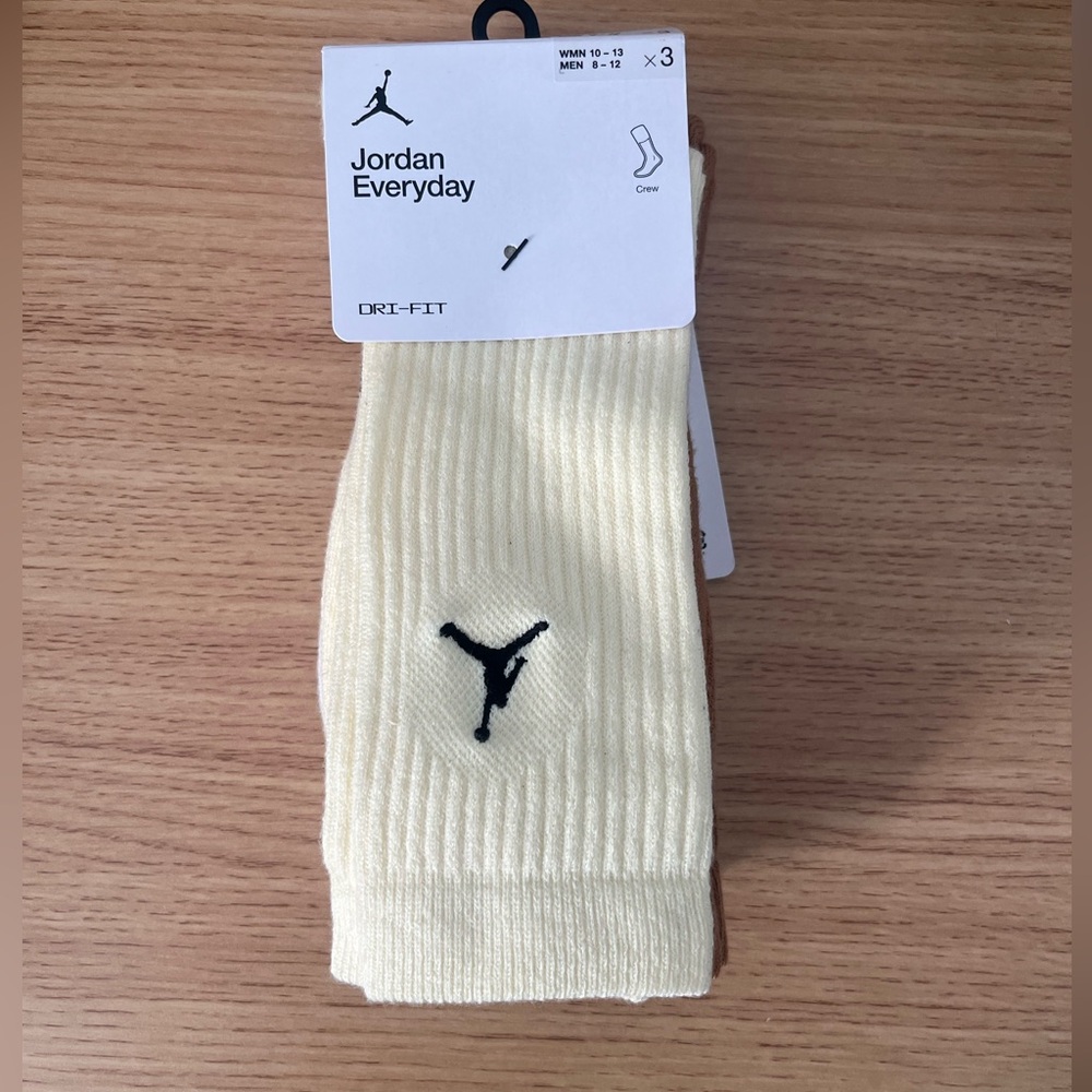 Jordan Everyday Dri-Fit Crew Socks Size Womens 10-13 , Mens 8-12